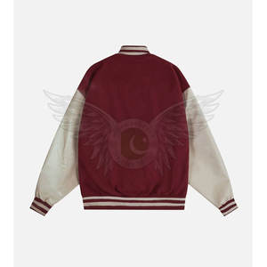 Chaqueta de Letterman con parche de chenilla elegante de alta calidad Diseño único Impresión personalizada Chaqueta de Letterman de la mejor calidad para hombres - Product Image 2