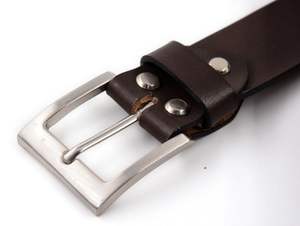 Cinturones Personalizados para Hombre de Alta Calidad OEM, Cinturones de Cuero Genuino de Lujo, Logotipo Personalizado al por Mayor, Hebilla de Alta Calidad - Product Image 3