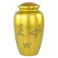Top nouveau Design urnes funéraires élégant personnalisé crémation blanc papillon en aluminium métal souvenir urne funéraire pour les cendres humaines - Product Image 3