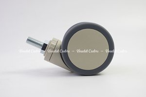 Precio de fábrica Soporte OEM 3 \ "4 \" 5 \ "TPR Ruedas dobles Cierre centralizado Hospital Ruedas giratorias médicas Material de acero ABS - Product Image 5