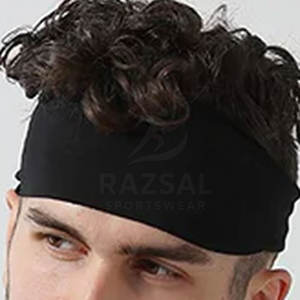 Meilleure vente bandeau unisexe en coton nouveau Design motif solide respirant séchage rapide bandanas ethniques personnalisables fabriqué au Pakistan pour - Product Image 3