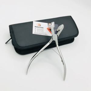 Best Selling Professional Stainless Steel <b>Tape</b>-In Press Plier Custom Logo Eco-Friendly Hair Extension Tool - Product Image 3