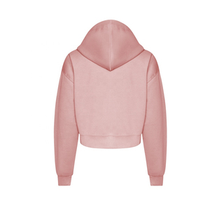 เสื้อมีฮู้ดมีซิปสำหรับผู้หญิงผ้าคอตตอนมีฮู้ด100% ด้านหน้าใส่สบายระบายอากาศป้องกันการเกิดคราบ - Product Image 6