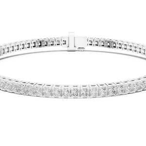 <b>Ruby</b> Radiance S925 Sterling Silver 3mm Moissanite Tennis Chain <b>Bracelets</b> CLASSIC Gold Plated Diamond <b>Bracelets</b> & Bangles on Sale - Product Image 1