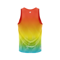 Conjunto de Camiseta Deportiva sin Costuras con Estampado de Color Degradado Personalizable Unisex, Elástica en Cuatro Direcciones, Transpirable y de Secado Rápido