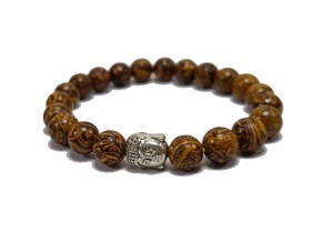 <b>Bracelet</b> Mariam jasper Buddha Crystal <b>Beads</b> Stone <b>Bracelet</b> Crystal Gemstone Fashion Jewelry <b>Men</b> and Women Gift Energy Meditation - Product Image 3
