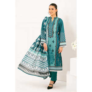 ชุดคัตตาร์พิมพ์ลาย 3 ชิ้นสำหรับผู้หญิง พร้อมผ้าคลุมไหล่ รุ่น WNS-52020 - Product Image 3