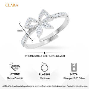 Anillos de Plata de Ley 925 de Primera Calidad para Mujer, Diseño Geométrico Romántico, Diamantes con Corte Marquesa y Princesa, Rodio y Platino - Product Image 5