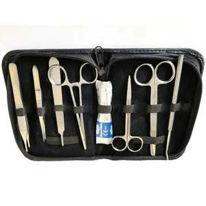 Kit d'outils chirurgicaux professionnels en acier inoxydable allemand comprend une pince à épiler ciseaux pince à scalpel tout alimenté manuellement - Product Image 2