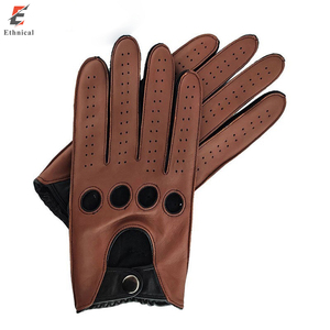 Custom Manufacturer's Full <b>Finger</b> Sheepskin Leather <b>Gloves</b> Fashionable Plain Design for Winter Sports Daily Cycling Outdoor Use - Product Image 6