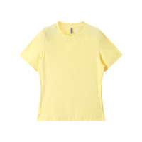 Cool Touch Lotuswurzel-Stickerei Schnell Trocknende Slim Fit Damen T-Shirts für Streetwear