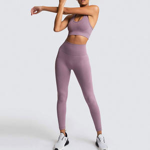 Nuevos conjuntos de Yoga de moda para mujer en alta calidad, ropa deportiva cómoda personalizada transpirable, ropa de fitness para gimnasio, conjunto de yoga para mujer - Product Image 6
