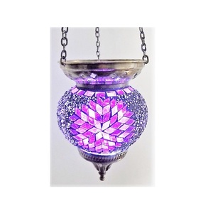 Trendy Mosaic Glass Crackle T Light Holder Potted Plants For Home Decoration Wedding Party Decor Bulk Quality Price - Product Image 3