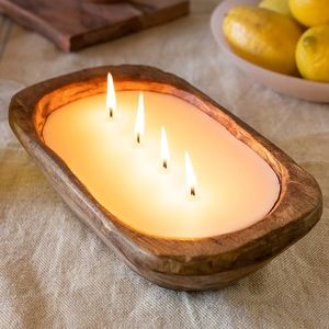 Bol décoratif en bois massif ignifuge |   Qualité artisanale |   Vente en gros - Product Image 2