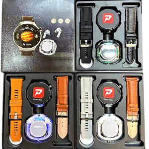 Montre connectée KR D21 4-en-1 avec écouteurs TWS, écran IPS tactile, moniteur de fréquence cardiaque, appareil portable unisexe - Product Image 5