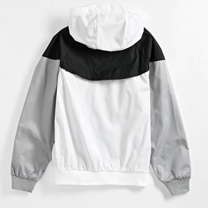 Veste matelassée respirante à capuche pour homme, prix de gros, coupe-vent d'extérieur à manches longues de qualité supérieure avec logo frontal - Product Image 2