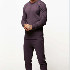 Chándal deportivo de algodón 100% a la moda para hombre, Sudadera con capucha para correr de peso pesado con chándal, pantalones de chándal de bolsillo personalizados - Product Image 5