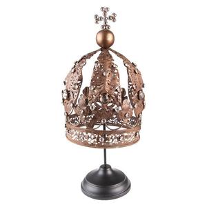 Couronne en métal Décoration royale et élégante Matériau de haute qualité Idéal pour la décoration de bureau à domicile et d'événement de luxe - Product Image 3