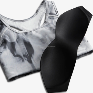 Women's Sports Bra Plus Size Yoga <b>Crop</b> <b>Top</b> Breathable Fitness Running Bra Backless Design Hollow Removable Cups Yoga Sports Bra - Product Image 3