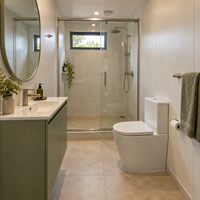 Bagno Prefabbricato Personalizzato Apple Cabin da 20ft/40ft con Toilette Separate per Campeggi, Resort e Aree Pubbliche