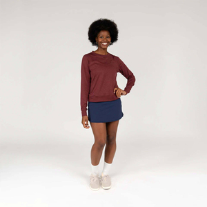 Sweat-shirt à col rond haute performance pour femmes, évacuant l'humidité pour l'entraînement physique, les activités d'hiver en plein air, imprimé en 3D - Product Image 1