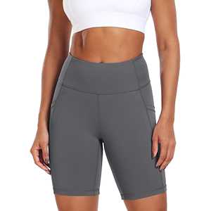 Pantalones cortos de Yoga de entrenamiento sin costuras de cintura alta para mujer, Control de barriga, Fitness, correr, deporte, ropa de gimnasio, pantalones cortos para mujer - Product Image 2