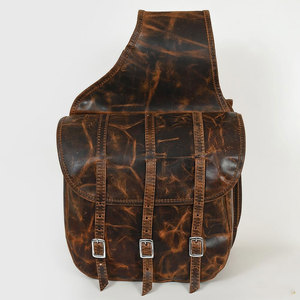 Sacoches de moto personnalisées en cuir Sacs à bagages multi-poches pour motocyclistes Sacoches en cuir de vache Sacs de taille personnalisée - Product Image 2