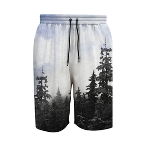 Short en maille pour homme Pantalon court tendance au-dessus du genou Short de base respirant et confortable pour le fitness - Product Image 3