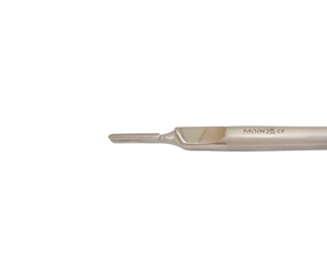 Manche de scalpel Barron de qualité supérieure avec poignée ergonomique pour une précision chirurgicale, instrument médical en acier inoxydable pour salles d'opération - Product Image 6