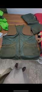 Gilet de tir unisexe d'hiver en Cordura respirant, noir uni et couleur chair, sur mesure - Luxe - Product Image 5