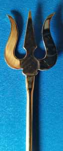Custom Made Brass Trishuls Ideal for Use in <b>Home</b> <b>Temples</b> and Suitable for <b>Home</b> Decorations Ideal for Resale - Product Image 3