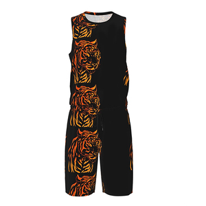 Nouveaux ensembles d'uniformes de basketball réversibles en polyester BSCI pour jeunes, haute performance, imprimés, pour le sport - Product Image 2