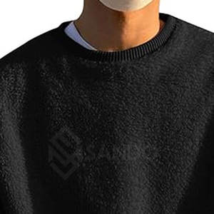 Meilleure vente Sweat-shirt Sherpa pour homme de haute qualité Pull-over de taille supérieure dans des couleurs personnalisées pour l'hiver Motif solide - Product Image 6