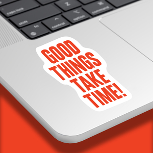 Chất lượng cao điều tốt mất thời gian | đề can máy tính xách tay | chết cắt | 2.2x1.5 | không thấm nước - Product Image 3