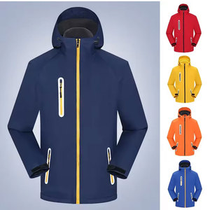 Veste coupe-vent de sport pour homme, design personnalisé avec logo, streetwear, veste de pluie en nylon, softshell imperméable, tissée, pour activités de plein air, course à pied - Product Image 4