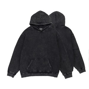 Sweats à capuche pour hommes les plus vendus délavés à l'acide Nouveau design Bas saison d'hiver en polyester/coton quantité minimale de commande Vente en gros en solde - Product Image 2