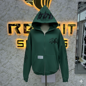 Sweat à capuche zippé imprimé à la mode de bonne vente avec étiquette personnalisée de qualité supérieure à bas prix fabriqué en usine sweats à capuche pour hommes - Product Image 4