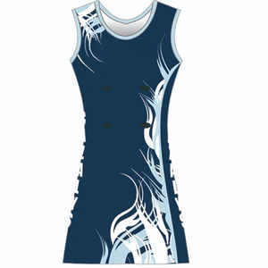 Production d'usine, robes et uniformes de netball personnalisables de haute qualité pour femmes, logo frontal, séchage rapide, respirant - Product Image 3