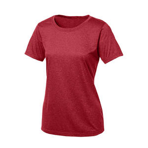 2025 nouvelle tendance haute qualité Polyester femmes à manches courtes T-Shirt séchage rapide été Tee bouton vente chaude conception personnalisée - Product Image 1