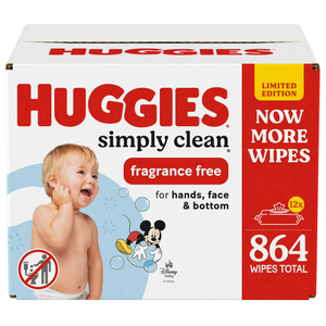 Toallitas Húmedas para Bebé Huggies Simply Clean Sin Perfume, 12 Paquetes con Tapa Abatible, 864 Unidades en Total - Product Image 5