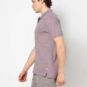 Venta al por mayor por encargo de alta calidad de punto sólido transpirable de golf de los hombres para las camisas con logotipo personalizado y tamaños - Product Image 5