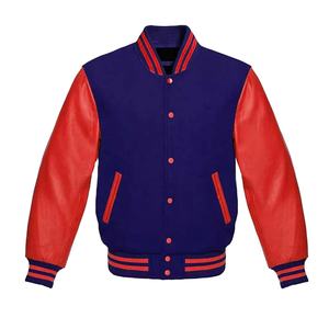 Chaqueta Varsity Estilo Vintage con Parches Bordados, Lana Suave, Bloques de Color Personalizados, Diseñada para Equipos de Secundaria 2026 - Product Image 1