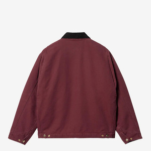 Vestes pour hommes Logo personnalisé Veste d'extérieur d'hiver pour hommes Grande taille Support en toile de coton Technique lavée Broderie Placement sur le devant - Product Image 2