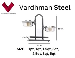 2025ชามอาหารสัตว์เลี้ยงปรับได้สองชั้นสำหรับการเดินทางกลางแจ้งขนาดเล็กสำหรับแมวสุนัขและกระต่าย - Product Image 5