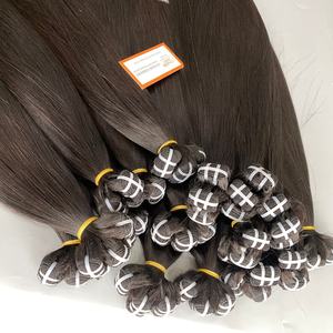 Extensions de cheveux vierges bruts super double drawn en cheveux humains du Vietnam, prix d'usine - Product Image 2