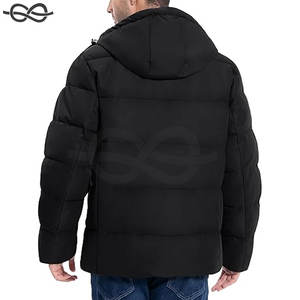 Abrigo de invierno para hombre, chaqueta acolchada cálida, impermeable, grueso, aislado, a prueba de viento, con capucha, Abrigo acolchado para clima frío - Product Image 2