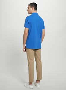 เสื้อโปโลแขนสั้นสำหรับผู้ชายเสื้อยืดผ้าฝ้าย100% พลัสไซส์ระบายอากาศได้ใส่สบายออกแบบโลโก้ได้ตามต้องการ - Product Image 3