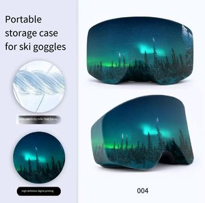 100% Protection UV transfrontalière adulte lunettes de <span class=keywords><strong>Ski</strong></span> femmes jeunesse lunettes/Snowboard imprimé Animal mallette de rangement masque de cyclisme - Product Image 2