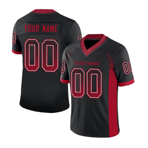 Trendy Plus Size American <b>Football</b> Jersey Breathable Polyester Mesh Rugby Uniform Tops American <b>Football</b> Wear - Product Image 3