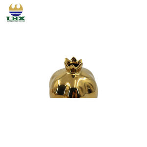 लक्जरी सोने का अनार सिरेमिक <span class=keywords><strong>vase</strong></span> फल आकार सजावटी टेबलटॉप <span class=keywords><strong>vase</strong></span> घर के लिविंग रूम और डाइनिंग डिकोर आधुनिक - Product Image 4